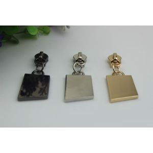 Professional hardware factory new design NO.5 hot sale zinc alloy nickel color