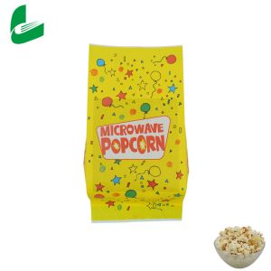 Microwave Pop Corn Paper Bags Made Of Greaseproof Paper with Oil Resistant Kit