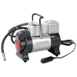 Car Inflation Metal Air Compressor With Led Light Flicker Light For Tyre