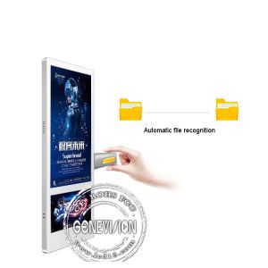 Indoor LCD Elevator Advertising Screen Display Wall Mounted HD 18.5 10 Inch Dual
