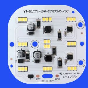 Driverless 18W Customized LED Modules Low Voltage 10-36V DC LED PCBA For