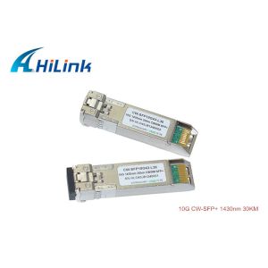 Gigabit Ethernet 10G CWDM SFP+ Optical Transceiver Module 1430nm Wavelength