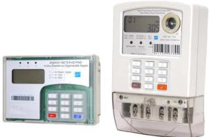 China BS Mounting Keypad Prepayment Single Phase Energy Meter With Customer Interface on sale