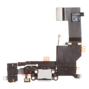 For OEM Apple iPhone 5S Charging Port Flex Cable Ribbon Replacement - White