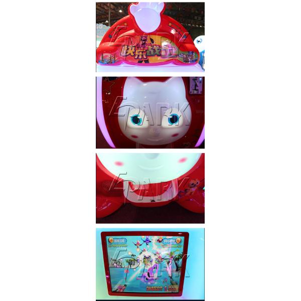 Super Attractive Kids Shooting Gun Games Happy Warrior Prize Out Game Machine