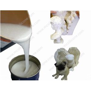 3.8 Mpa Tensile Strength 100 2 Mix Ratio Shore a RTV Silicone Rubber for Gypsum Material Casting
