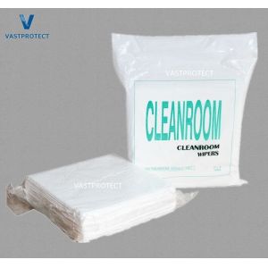 Antistatic Lint Free 100% Polyester Cleanroom Wipers for LCD PCB and Performance