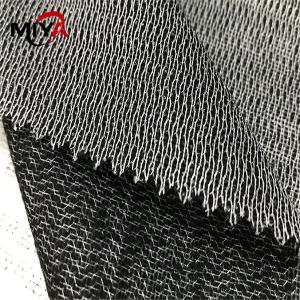 China Weft Inserted Polyester PA Coating Woven Fusing Interlining on sale