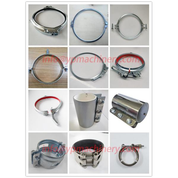 Diameter 80 Mm To 600 Mm Hose Quick Release Clamp For Modular Ducting