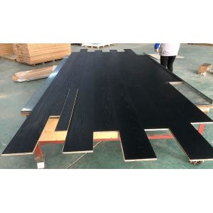 100% Pure Black Oak Multi-Layers Engineered Wood Flooring