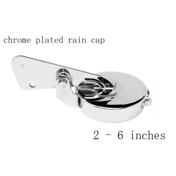 Quality 3 Inch Chrome Plated 2mm Exhaust Pipe Cap wholesale