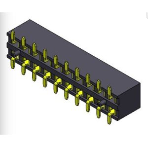 Female Header Connector 2.00mm Dual Row SMT TYPE 2*2PIN To 2*40PIN H=4.00mm