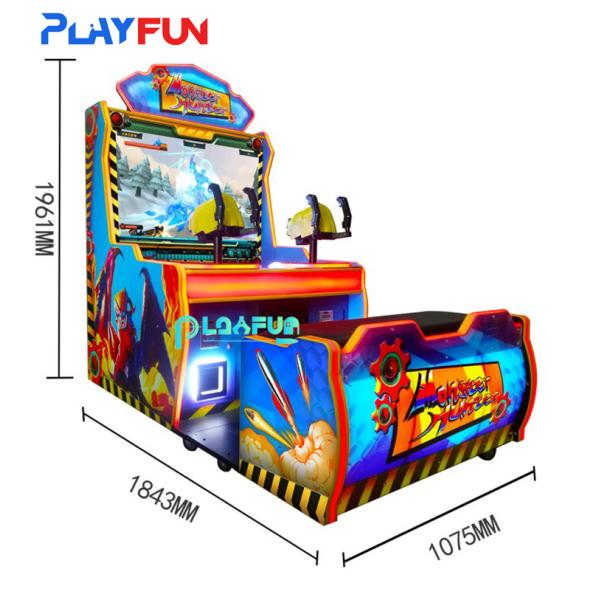 PlayFun resort hotel Monster hunter coin banknote bill token operated fast-paced