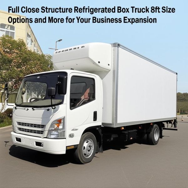 Full Close Structure Refrigerated Box Truck 8ft Size Options and More for Your