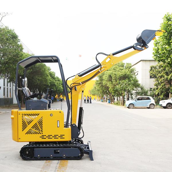 Diesel Mini Digger Agricultural Micro Clamshell Shovel Escavator 1.8 Ton Household Crawler 1ton Mini Excavator