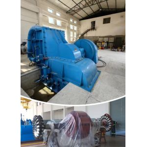 IP54 Rated Pelton Turbine Power Generator With Brushless / Thyristor Excitation