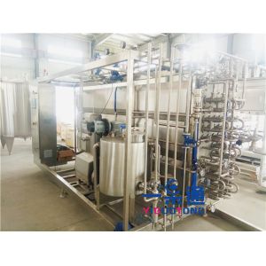 Tubular Ultra High Temperature Sterilization Pasteurizer Machine For Fresh Milk