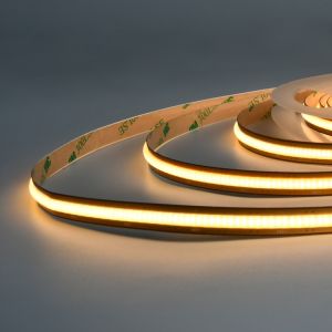 Free Cut DC12V 528LEDS COB Strip Light 3000K Color Temperature IP 20 Rated