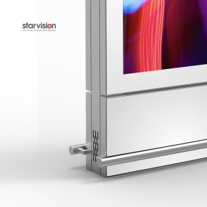 Floor Standing 700cd/m2 Indoor Digital Signage 206.9W 3840x2160 65 Inch RAL