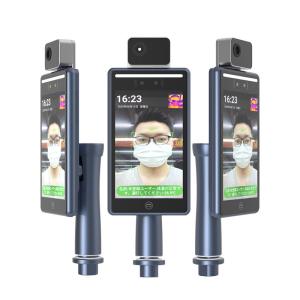 Cheap 10.1 Inch Facial Recognition Access Control System 2GRAM With Temperature Sensor for sale