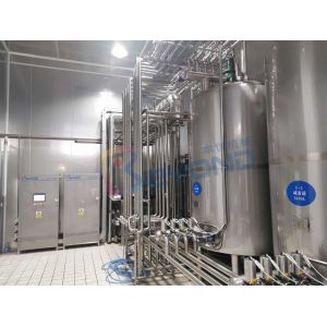Pasteurized Milk Stirring 5000LPH Yogurt Processing Line