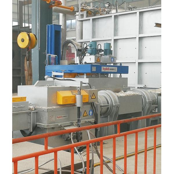 Max Temperature of 1200°C Rotary Degassing Unit with PLC Control System and Gas