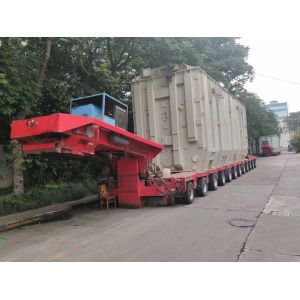 Hydraulic Steering Axle Automatic Modular Transport Truck With 200t Load