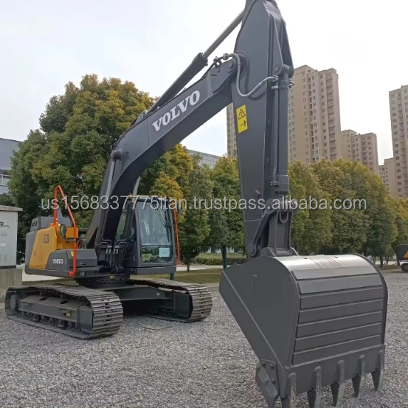 VOLVO EC220 Second-hand Crawler Excavator with Original Pump and Low Working Hours