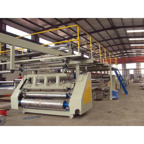 Three Layers Corrugated Cardboard Production Line 1800 Kg/H Consumption 1-1.3Mpa