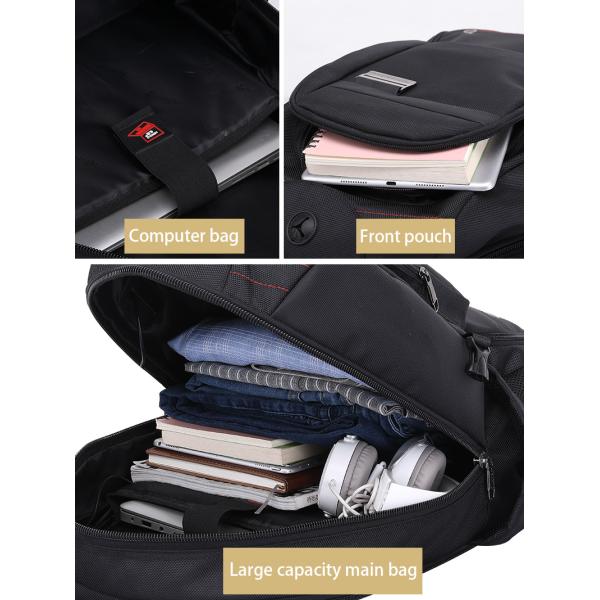 Big Capacity 56-77L Outdoor Waterproof Business Backpack Multipurpose