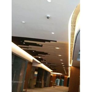 Fashion Customized Aluminum Metal Ceiling With Circular Curve Wave Shape