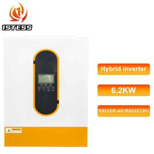 Off Grid Hybrid Solar Inverter Single Phase Pure Sine Wave 48V 6.2kw Built-In