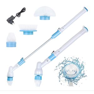 China DC 3.6V Cordless Power Electric Spin Scrubber Brush 360 44*6.5in on sale