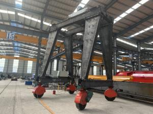 China 100T Rubber Tyre Mounted Gantry Crane With ISO CE SGS Certification on sale
