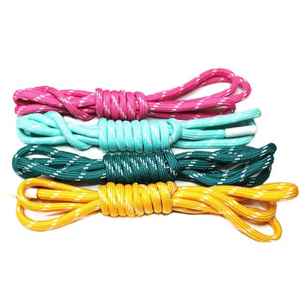 Quality Flat Hockey Custom Shoelace Skate Custom Shoe Strings Blue Yellow Pink wholesale