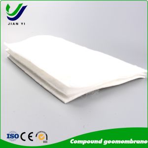 Cheap High Tensile Strength Compound Geomembrane with Geotextile PE Film and EVA Welding Installation Method for sale