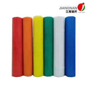 Cheap Durable 4*4mm 5*5mm Fiberglass Mesh Leno Woven For Building wall for sale