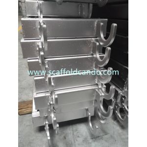 Pre-galvanized Q195 scaffolding steel plank with hooks, working platform,