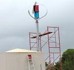 200W vertical axis wind generator, AC output, 3 phase wind turbine for wind