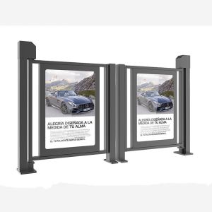 RFID Pedestrian Gate Access Control Advertising Door In Community