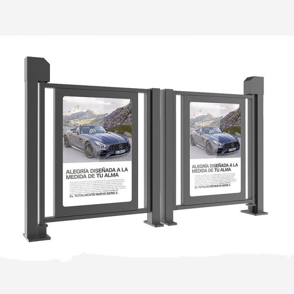 Quality RFID Pedestrian Gate Access Control Advertising Door In Community wholesale