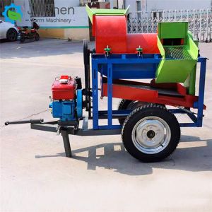 Diesel Engine Driven Grain Wheat Sorghum Rice Thresher Soybean Paddy Thresher