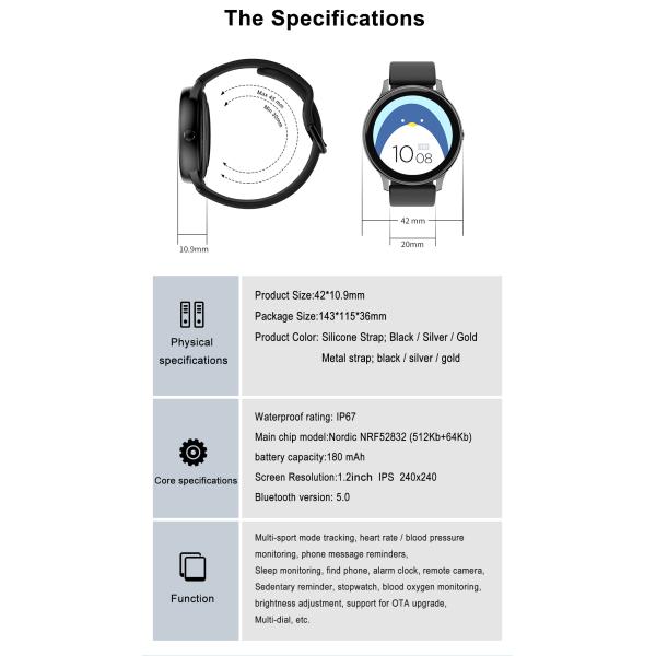 DT88 Pro Smart Watch women ECG+PPG Bluetooth Heart Rate Tracker Blood Pressure IP67 Waterproof women Smartwatch men