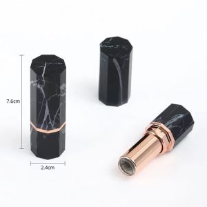 Container Custom 3G Empty Beveled Mouth Lipstick Tube With Rubber Seal Screw Closure Plastic