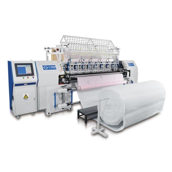 Quality 5.5kw Shuttle Computerised Quilting Machine For Mattress 3800kg wholesale