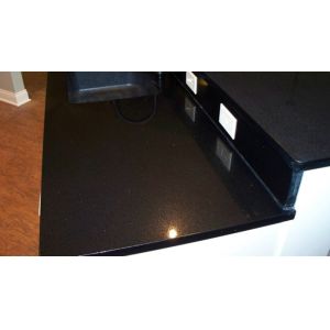Artificial Stone Slab Countertop Black Galaxy Quartz Stone Kitchen Countertop