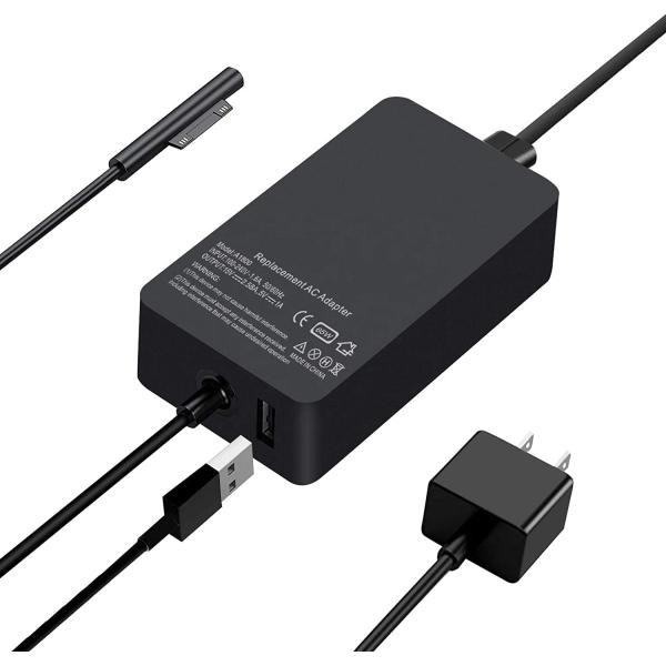 Quality Factory Selling 15V 8A 127W Power Charger 1932 127w for Microsoft Surface Book 3 15" Laptop Studio 1932 Surface Pro 8  9 X wholesale