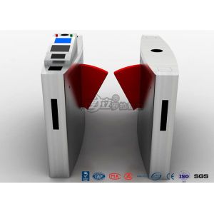 Fingerprint Flap Barrier Turnstile Half Height Security 304 Stainless Steel