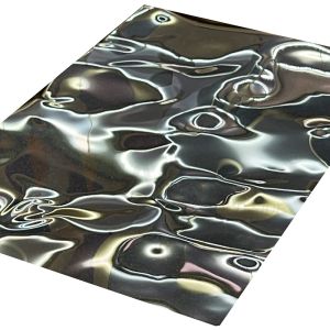 Black Titanium Embossed Stainless Steel Sheet Color Mirror Large Size Water