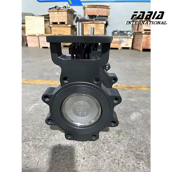 DN100 Electric WCB High Perforamnce Double Eccentric Butterfly Valve Lug Type